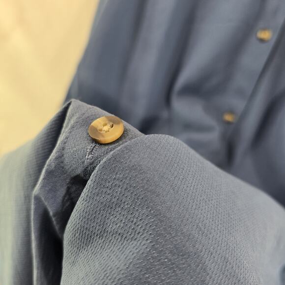 REI Skirt Womens 10 30 Blue Maxi Midi Vintage 90s Nylon Ripstop Morocco Rare HTF - Picture 12 of 16